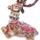 Jay Strongwater Dancer Glass Ornament, detail view