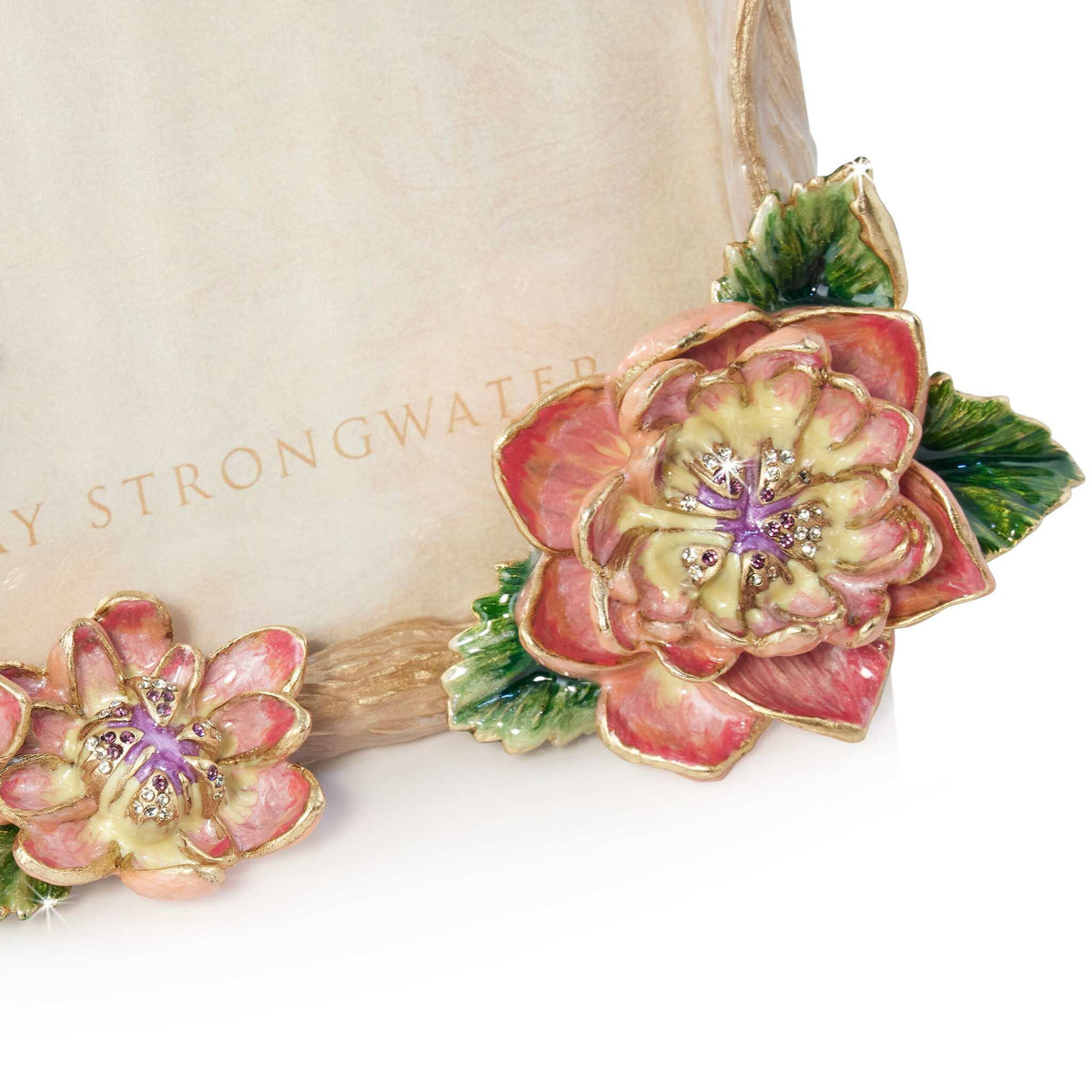 Jay Strongwater Danika 5" X 7" Dahlia Frame, alternate view