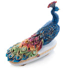 Jay Strongwater Darien Rainbow Peacock Box, alternate view