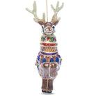 Jay Strongwater Dasher Glass Ornament, alternate view