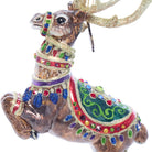Jay Strongwater Dasher Glass Ornament, detail view