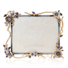 Jay Strongwater Delilah Floral Branch 8" X 10" Frame - Delft Garden, alternate view