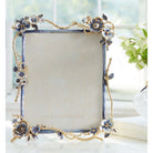 Jay Strongwater Delilah Floral Branch 8" X 10" Frame - Delft Garden, alternate view