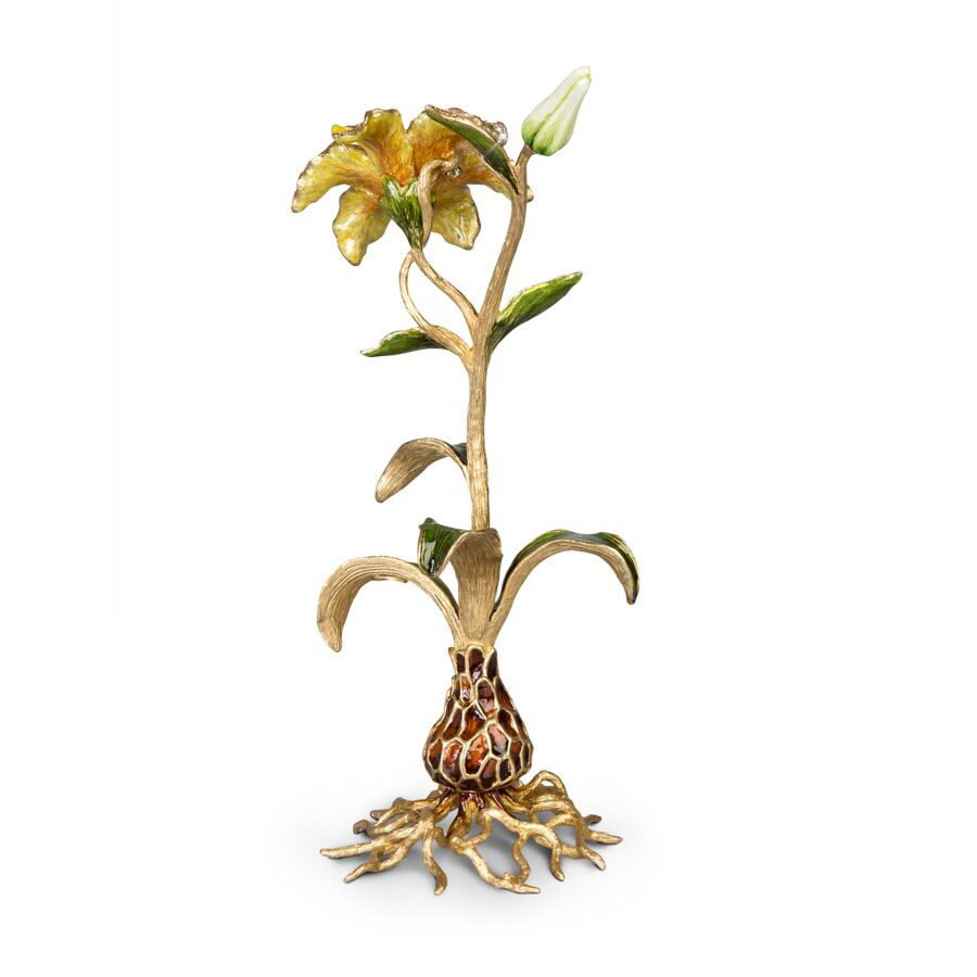 Jay Strongwater Delphina Lily Objet Figurine, alternate view