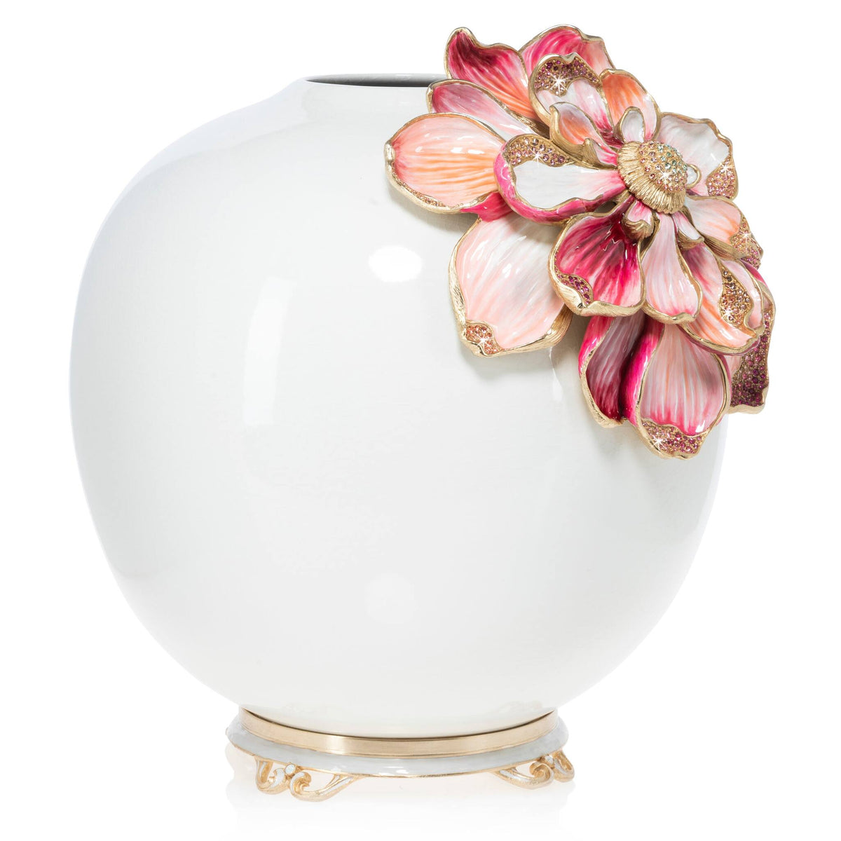 Jay Strongwater Dolly Magnolia Vase, alternate view