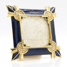 Jay Strongwater Dorothy 3 X 3 Art Deco Frame - Delft Garden, alternate view
