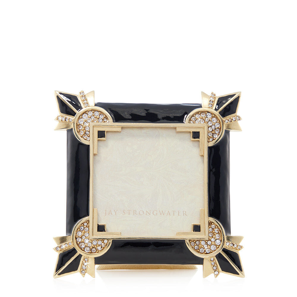 Jay Strongwater Dorothy 3" X 3" Art Deco Frame