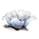 Jay Strongwater Ellie Flower Bowl Delft Garden, alternate view