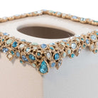 Jay Strongwater Emerson Bejeweled Tissue Box - Oceana Facial Tissue Holder, alternate view