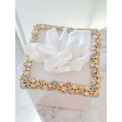Jay Strongwater Emerson Bejeweled Tissue Box - Oceana Facial Tissue Holder, alternate view