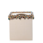 Jay Strongwater Emerson Bejeweled Tissue Box - Peacock Facial Tissue Holder
