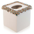 Jay Strongwater Emerson Bejeweled Tissue Box - Peacock Facial Tissue Holder, alternate view