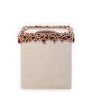 Jay Strongwater Emerson Bejeweled Tissue Box - Ruby Facial Tissue Holder