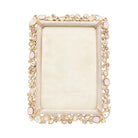 Jay Strongwater Emery Bejeweled 4" X 6" Frame - Baby Pink