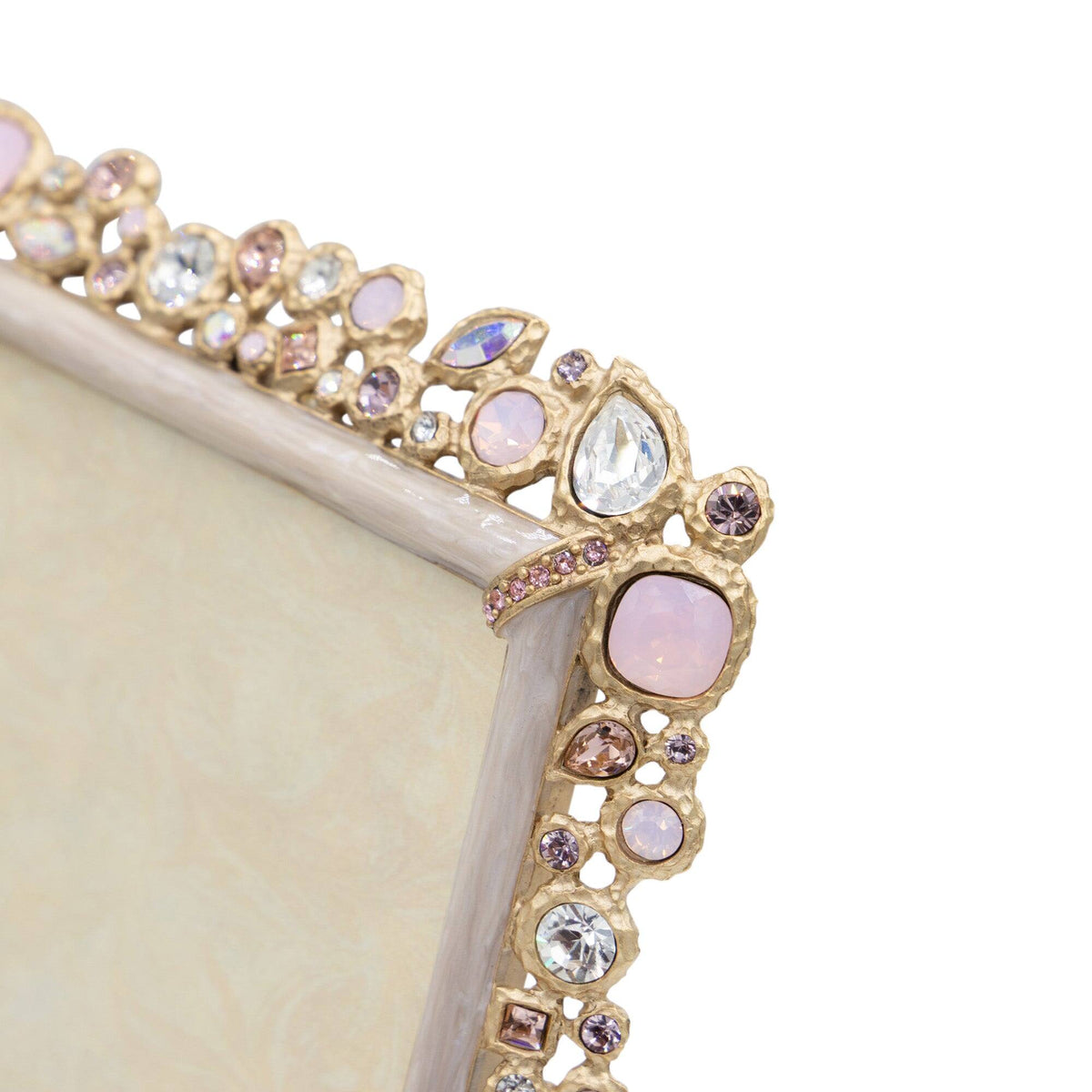 Jay Strongwater Emery Bejeweled 4" X 6" Frame - Baby Pink, alternate view