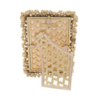 Jay Strongwater Emery Bejeweled 4" X 6" Frame - Baby Pink, alternate view