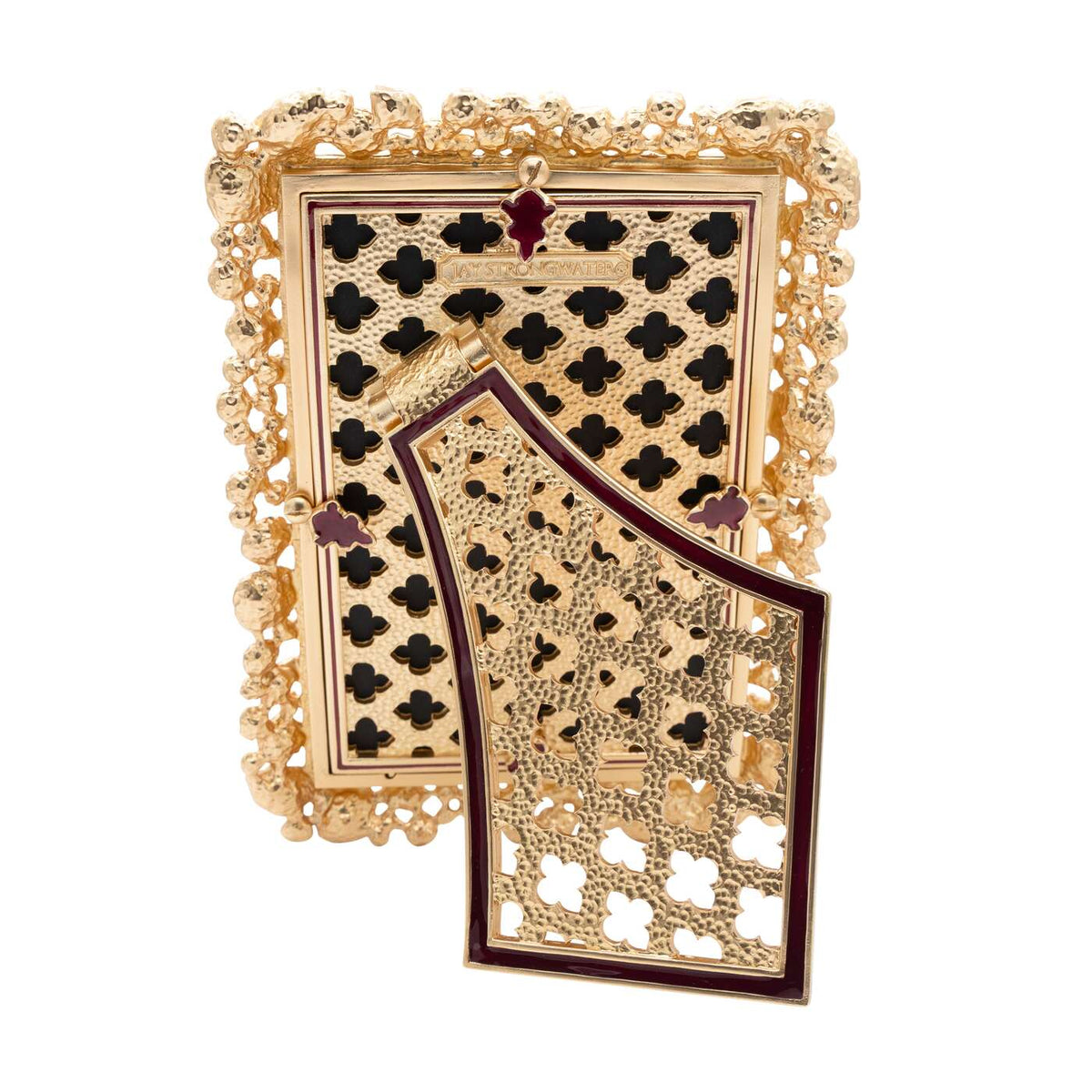 Jay Strongwater Emery Bejeweled 4" X 6" Frame - Bouquet, alternate view