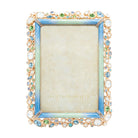 Jay Strongwater Emery Bejeweled 4" X 6" Frame - Oceana
