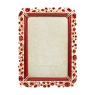 Jay Strongwater Emery Bejeweled 4" X 6" Frame - Ruby