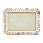 Jay Strongwater Emery Bejeweled 4" X 6" Frame - White Opal, alternate view