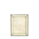 Jay Strongwater Emilia Stone Edge 3" X 4" Frame - Crystal Pearl