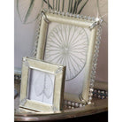 Jay Strongwater Emilia Stone Edge 3" X 4" Frame - Crystal Pearl, alternate view