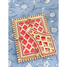 Jay Strongwater Emilia Stone Edge 3" X 4" Frame - Ruby, alternate view