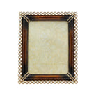 Jay Strongwater Emilia Stone Edge 3" X 4" Frame - Safari Brown