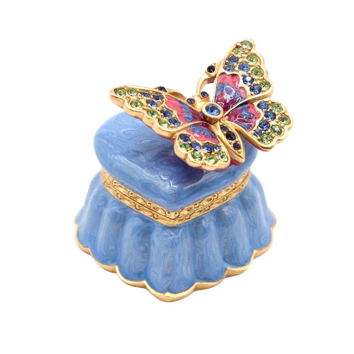 Jay Strongwater Emma Mini Butterfly and Heart Box, alternate view