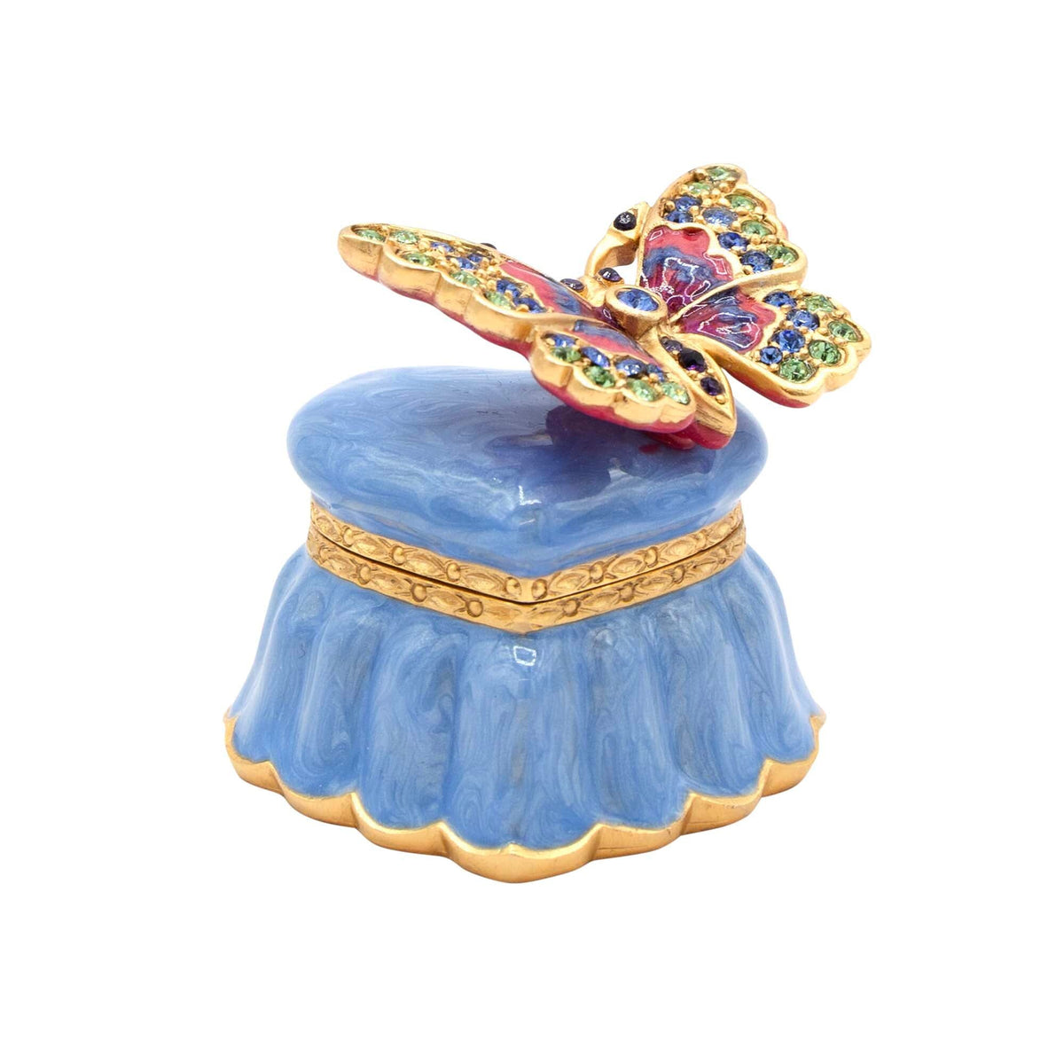 Jay Strongwater Emma Mini Butterfly and Heart Box, alternate view