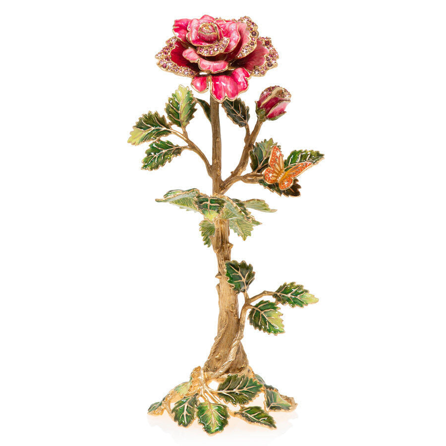 Jay Strongwater Eternity Rose Objet Figurine