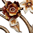Jay Strongwater Everett Floral & Scroll Coffee Table Golden, alternate view