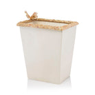 Jay Strongwater Farah Butterfly & Floral Wastebasket Bathroom Accessorie, alternate view