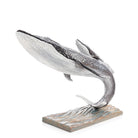 Jay Strongwater Finn Whale and Calf Figurine