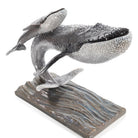 Jay Strongwater Finn Whale and Calf Figurine, alternate view