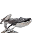 Jay Strongwater Finn Whale and Calf Figurine, alternate view