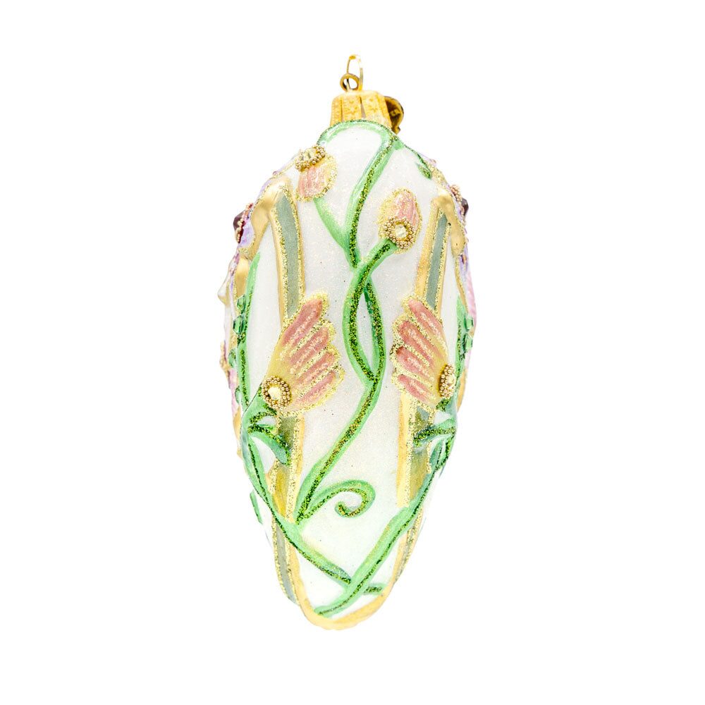 Jay Strongwater Floral Heart Ornament, alternate view