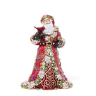 Jay Strongwater Floral Santa Figurine
