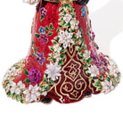 Jay Strongwater Floral Santa Figurine, alternate view