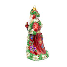 Jay Strongwater Floral Santa Ornament, alternate view