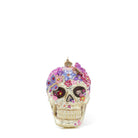 Jay Strongwater Floral Skull Glass Ornament