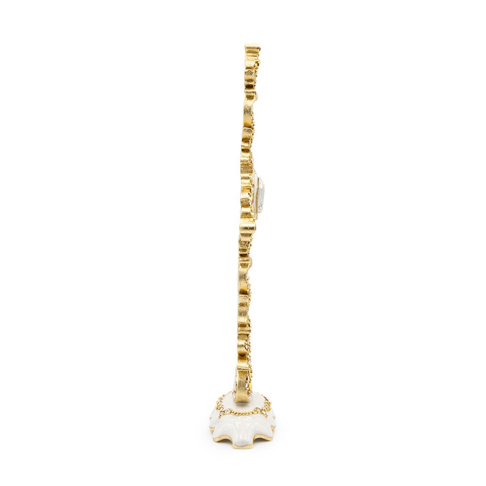Jay Strongwater Francis Jeweled Cross Figurine, alternate view