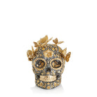 Jay Strongwater Frida Pavé Skull with Butterflies Figurine