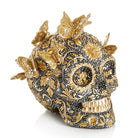 Jay Strongwater Frida Pavé Skull with Butterflies Figurine, alternate view