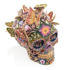 Jay Strongwater Frida Skull with Butterflies Figurine, alternate view