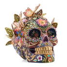 Jay Strongwater Frida Skull with Butterflies Figurine, alternate view
