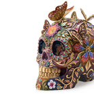 Jay Strongwater Frida Skull with Butterflies Figurine, alternate view