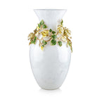 Jay Strongwater Gabrielle Grand Rose Vase Yellow, alternate view