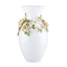 Jay Strongwater Gabrielle Grand Rose Vase Yellow, alternate view