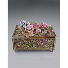Jay Strongwater Genevieve Grand Floral Chest Flora & Fauna Decorative Box, alternate view
